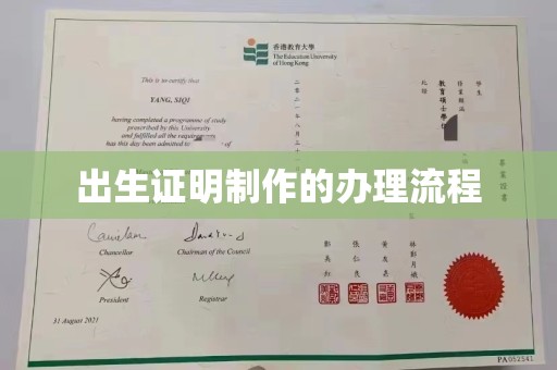 仁德出生证明制作的办理流程