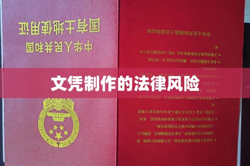 仁德文凭制作的法律风险