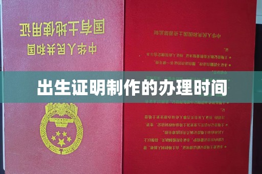 仁德出生证明制作的办理时间