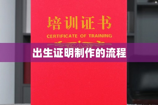 仁德出生证明制作的流程