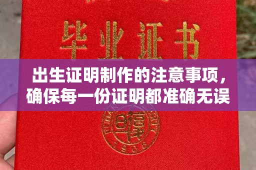 仁德出生证明制作的注意事项，确保每一份证明都准确无误