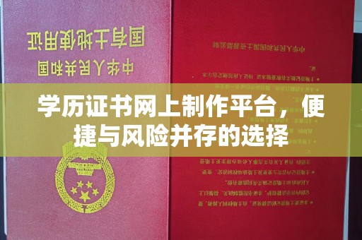 仁德学历证书网上制作平台，便捷与风险并存的选择